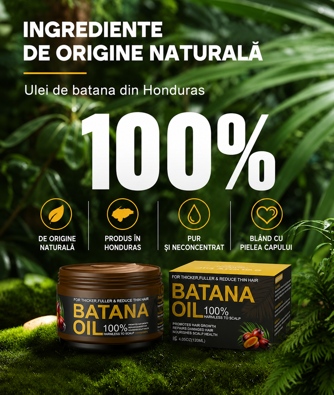 Ulei Batana pentru Păr Frumos