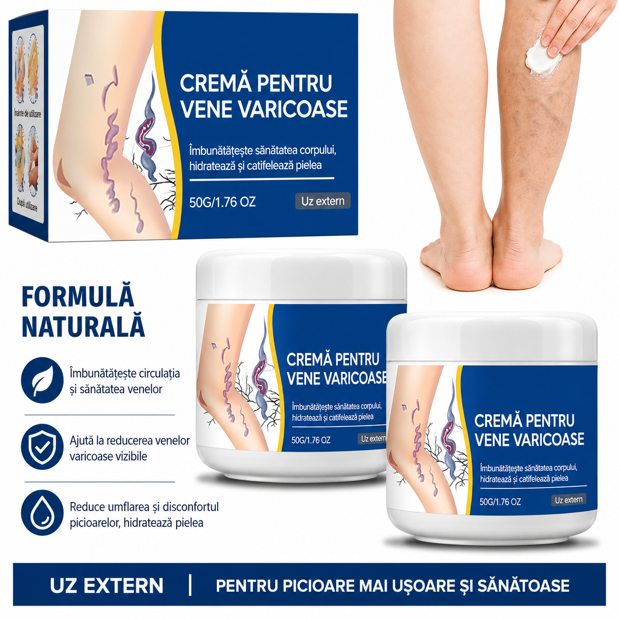 Cremă Magică pentru Picioare